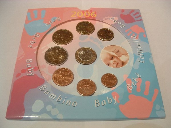 (afbeelding voor) Baby set Griekenland 2006 uitgave De Ruiter BU